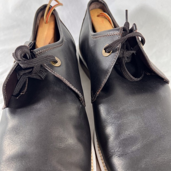 LOUIS VUITTON Brown Leather Lace Up Classic Oxfords Made in Italy 10 11US - Picture 9 of 17